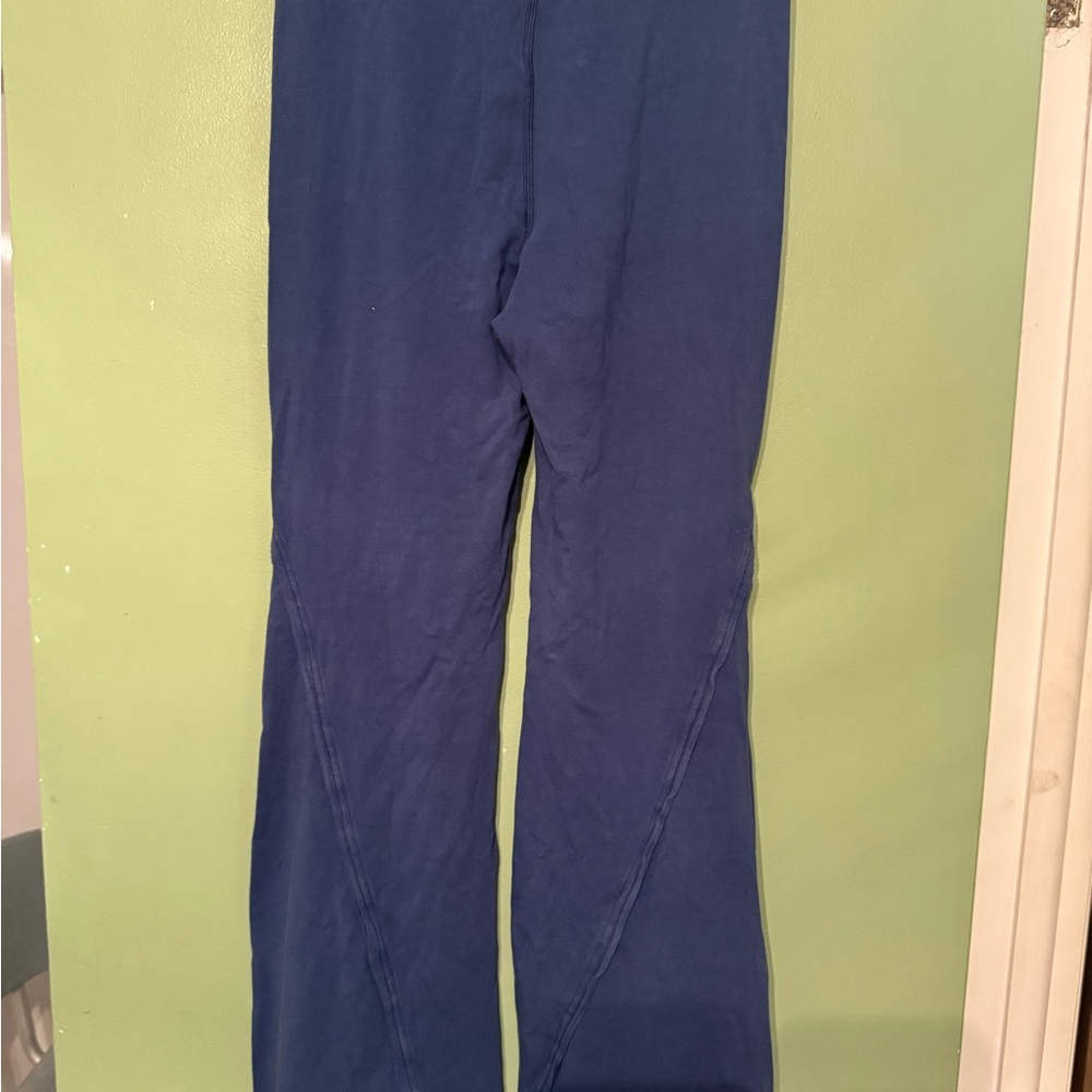 Free people movement size small flare pants with slit at bottom